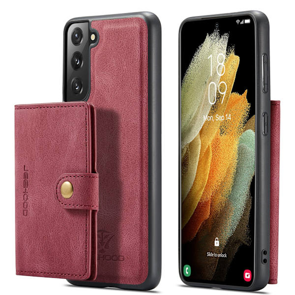 Samsung Galaxy S21 FE - Etui med kortholder Grön