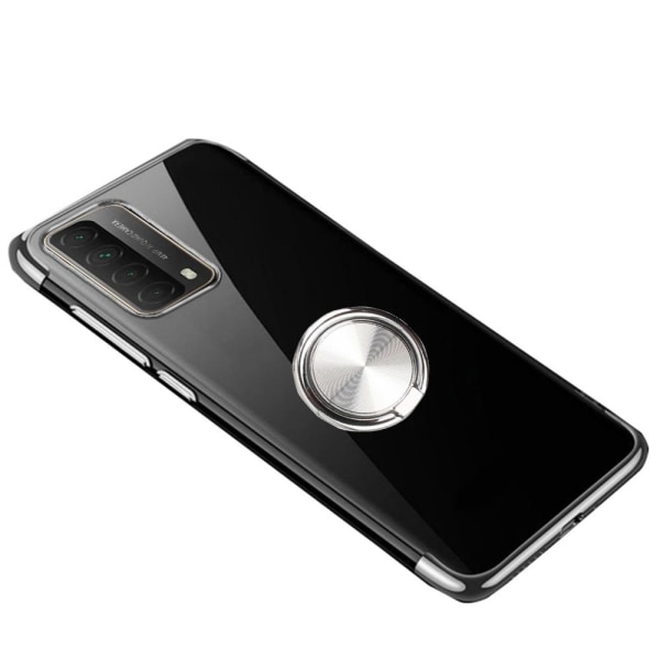 Huawei P Smart 2021 - Skal med Ringhållare Silver