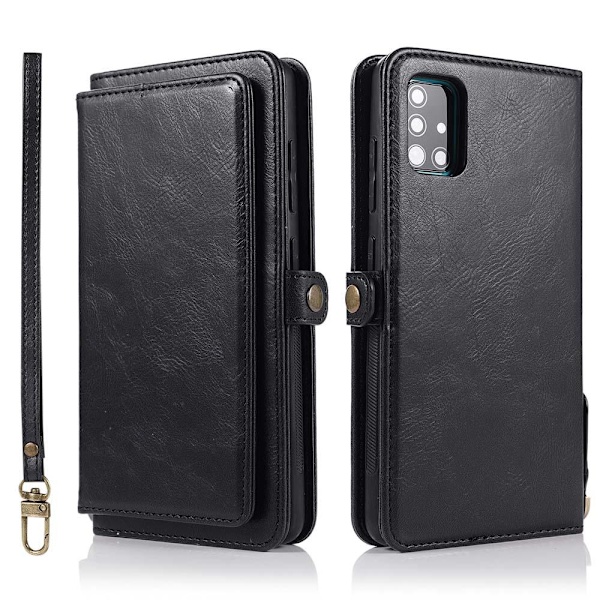 Samsung Galaxy A51 - 2-1 Pung etui Mörkblå