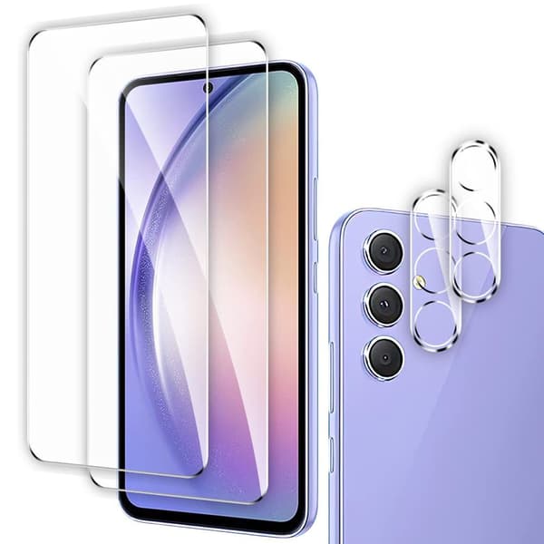 Samsung Galaxy A55 5G 2-Pack Skärmskydd & Kameralinsskydd Set