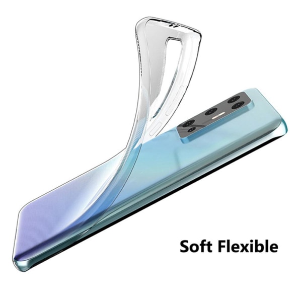 Huawei P40 - Floveme Silikone Cover Transparent/Genomskinlig