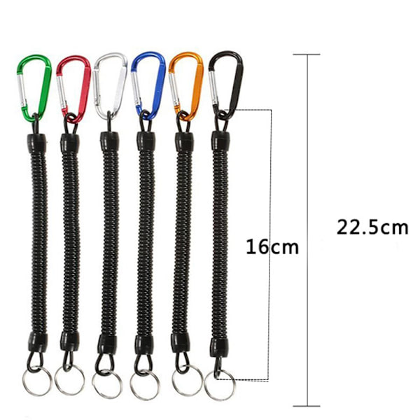 Elastisk Hållbar Nyckelring Grön