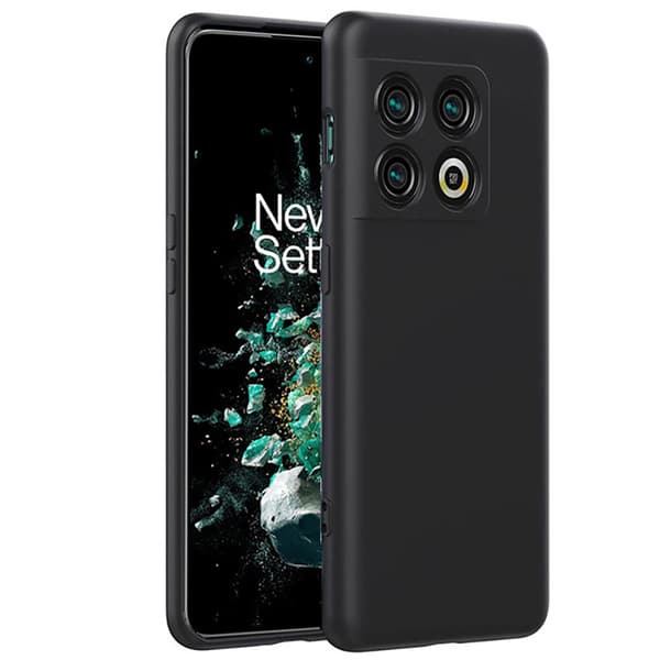 One Plus 10 Pro - Tunt Mattbehandlat Skal Svart