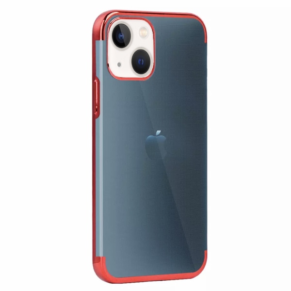 iPhone 13 Mini - Floveme silikondeksel Röd