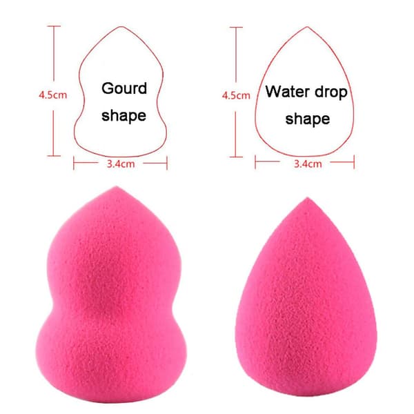 4 delar Kosmetiska Puffar Makeup Skönhetsblandning Foundation Gourd