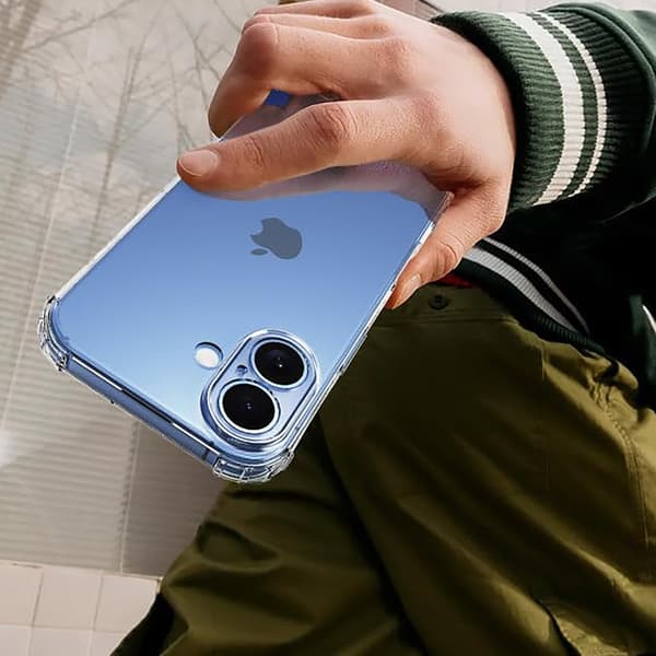 iPhone 17 - Skyddande Stilrent Stötdämpande Silikonskal