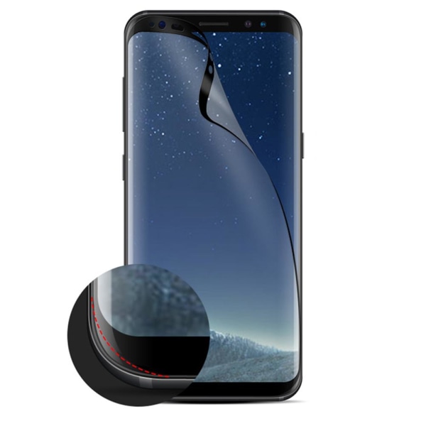 Pehmeä näytönsuoja PET 0.2mm Galaxy S21 Ultra Black