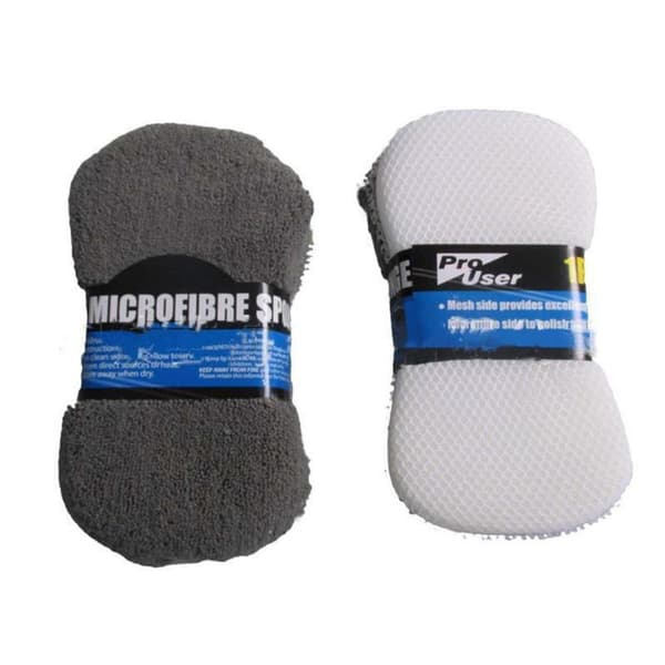 9-Pack Microfibers Fordons Rengörings Set Svart