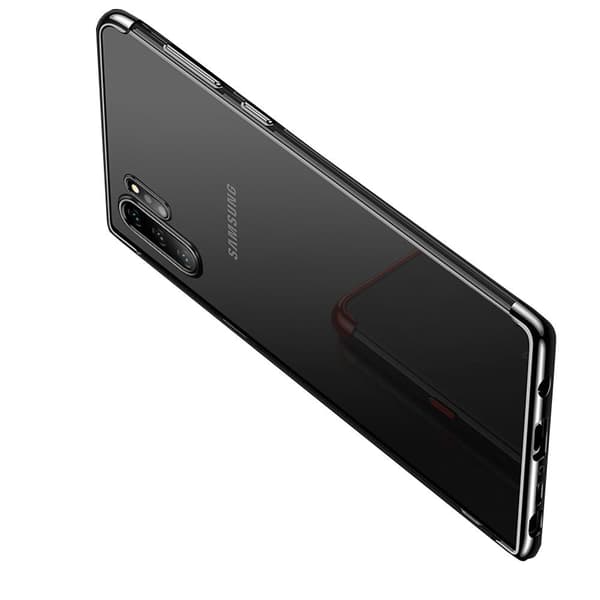 Samsung Galaxy Note10+ - Stötdämpande Silikonskal (FLOVEME) Silver Silver
