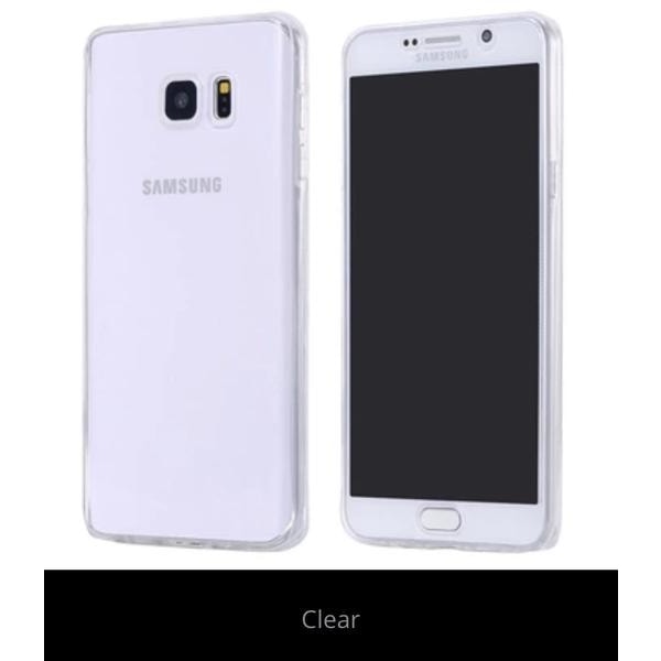 Samsung Note 4 Dubbelsidigt silikonfodral med TOUCHFUNKTION Rosa