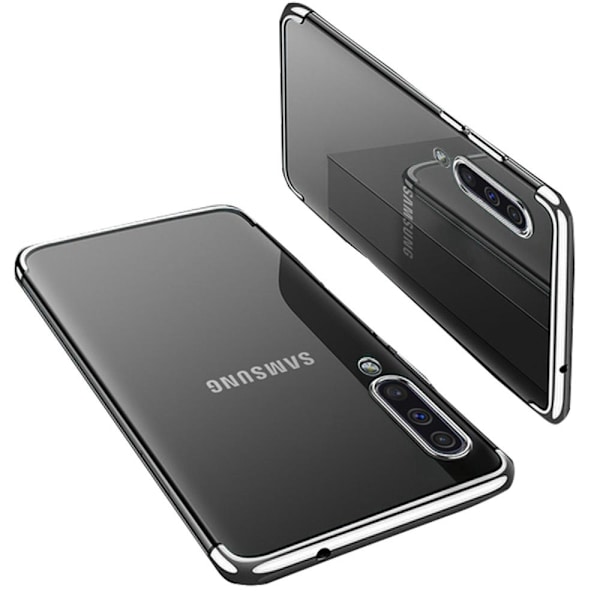 Samsung Galaxy A70 - Stilrent Effektfullt Silikonskal (FLOVEME) Svart