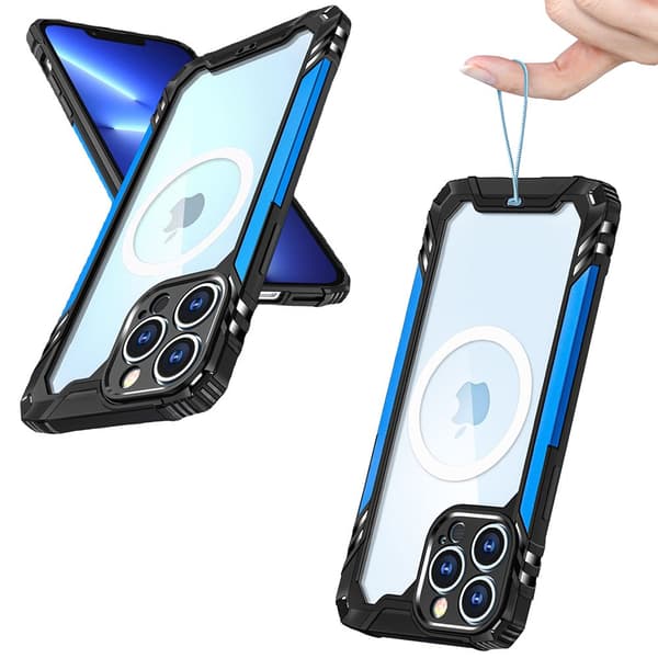 iPhone 12 Pro - Kraftfullt Skyddande Stilrent Skal Röd