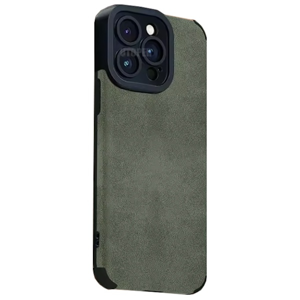 iPhone 16 Pro Max  Skydd med lyxig känsla Blå