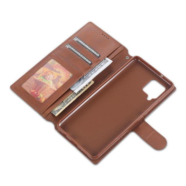 Samsung Galaxy A12 - Praktisk AZNS Wallet Case Svart