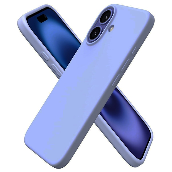 iPhone 16 Plus - Silikonskal med Perfekt Passform Grå