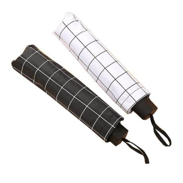 Stilrent Anti-UV Slittåligt Paraply Svart