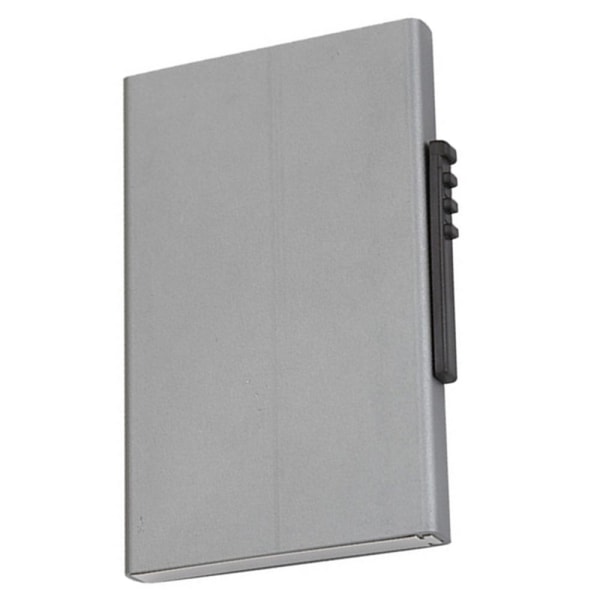 Skyddande Korthållare (Leman) i Aluminium RFID Skydd Silver