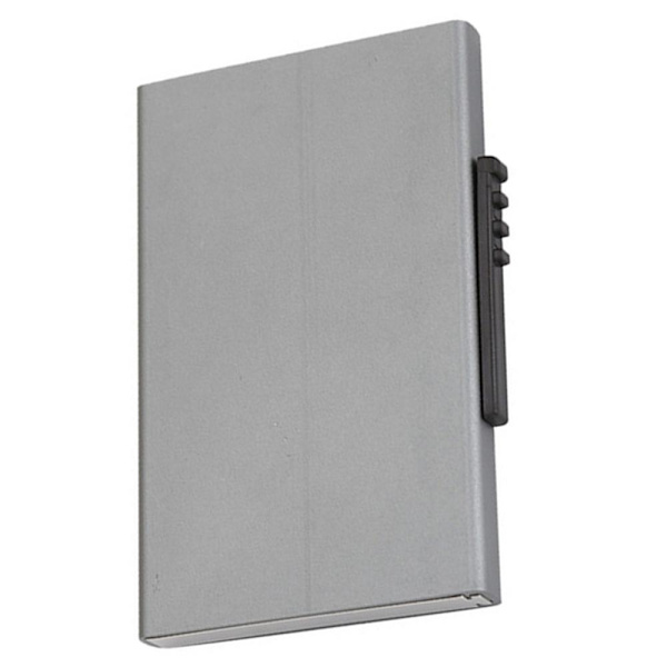 Skyddande Korthållare (Leman) i Aluminium RFID Skydd Silver Silver