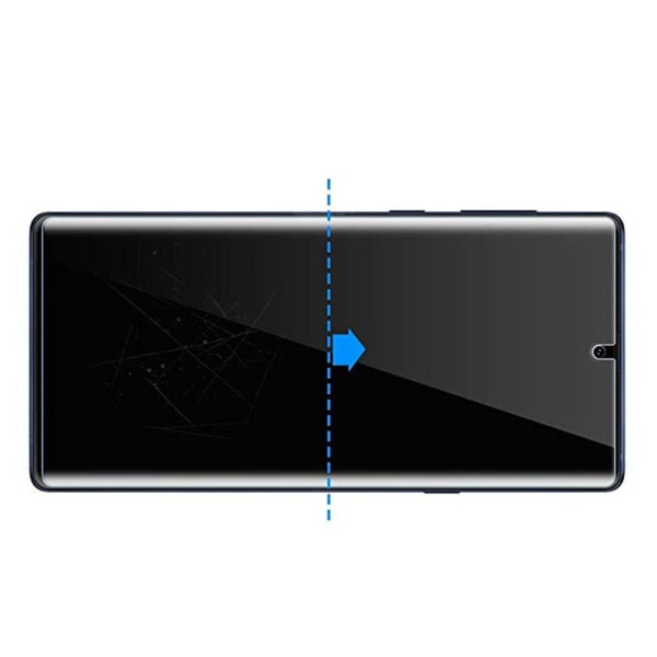 Note 10 2-PACK näytönsuoja edessä ja takana 9H Nano-Soft HD-Clear Transparent/Genomskinlig