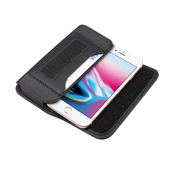 Robust Mobilväska i Oxford-Tyg - Passar Huawei, iPhone och Samsung! M