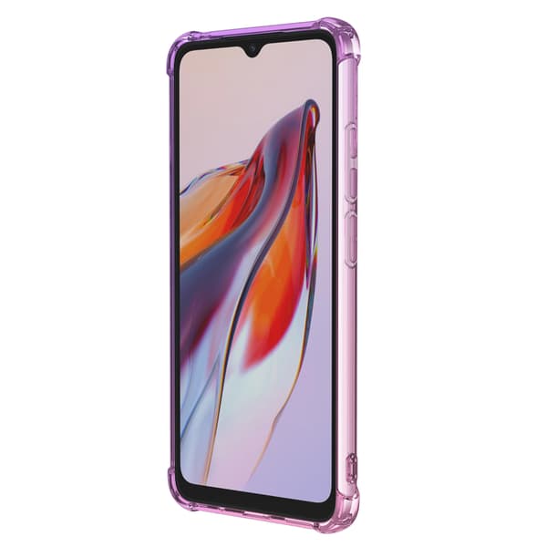 Smart Skyddsskal i Silikon - Xiaomi 12C Pink/Green