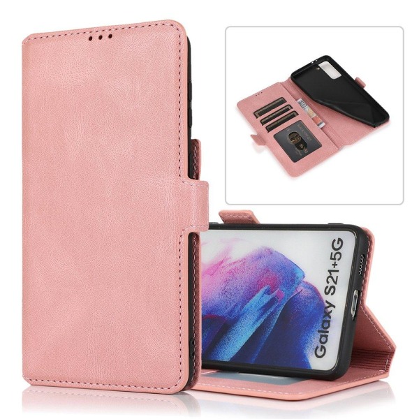 Samsung Galaxy S21 Plus - Plånboksfodral Mörkgrön