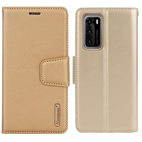 Huawei P40 - Plånboksfodral (Hanman) Roséguld
