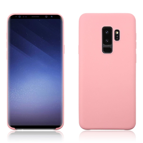 Samsung Galaxy S9+ - Stilfuldt mat silikonecover fra NKOBEE Vit