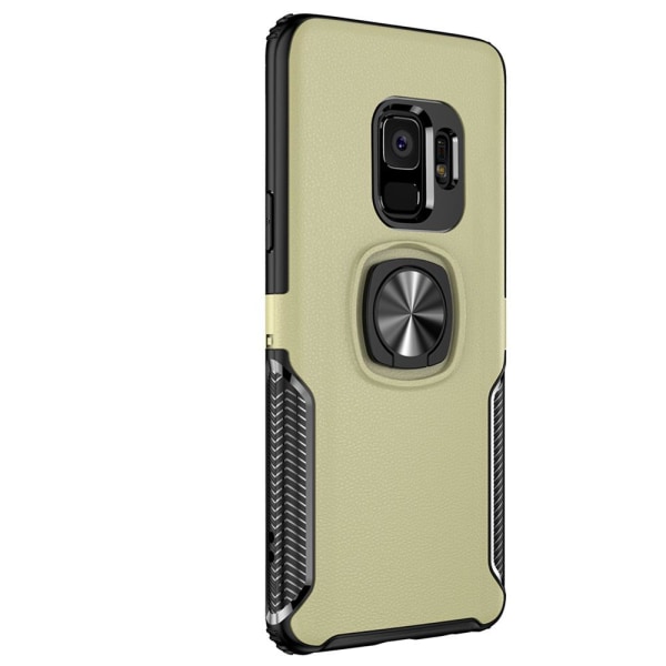 Samsung Galaxy S8+ - Stilrent Skal med Ringhållare Guld