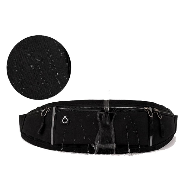 Löparväska/Midjeväska Svart
