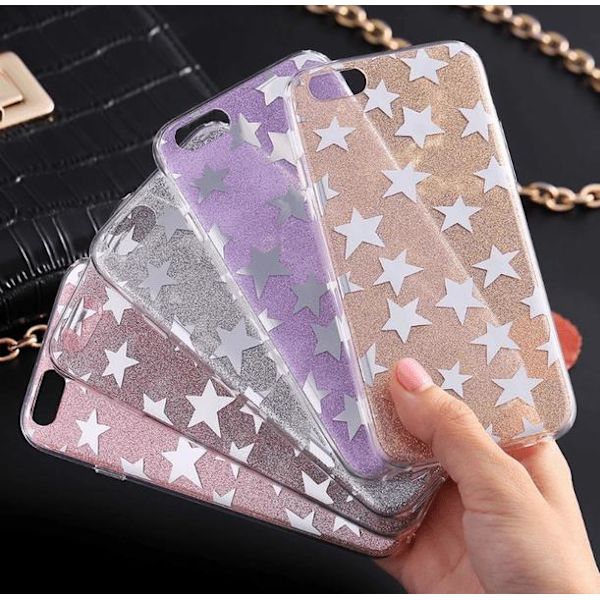 iPhone 6/6S Stilrent Crystalstar-skal från FLOVEME ORIGINAL Lila