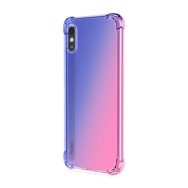 Xiaomi Redmi 9AT - Silikonskal Svart/Guld
