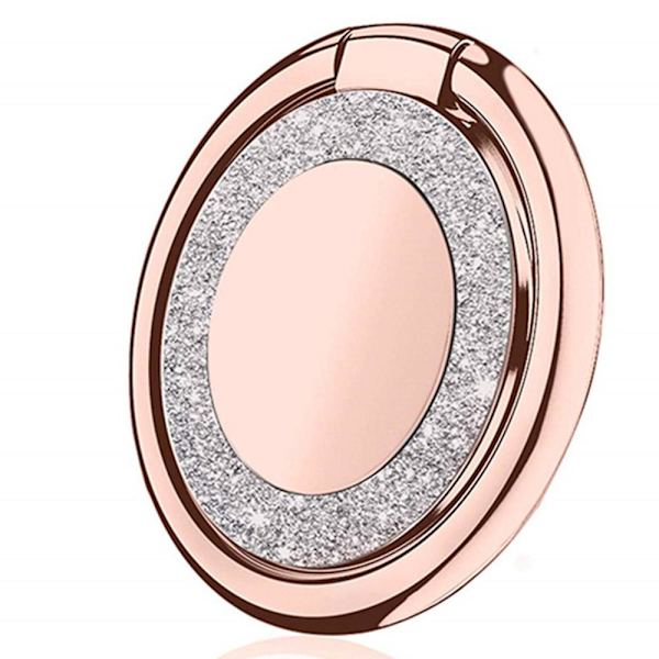 Eksklusiv Glitter diamantringholder Röd