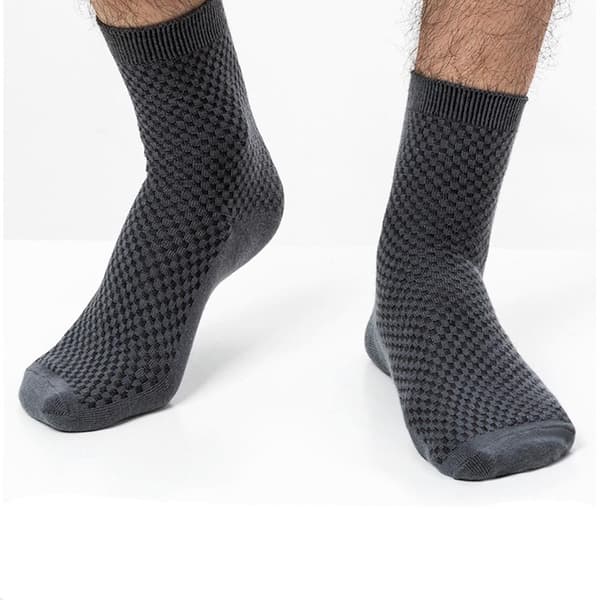 3-PACK Mjuka Strumpor (EUR 39-45) Mörkgrå
