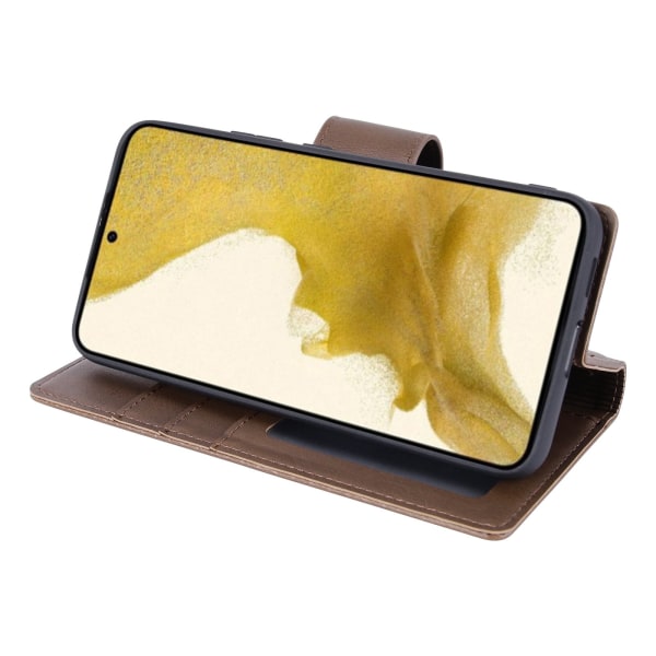 Samsung Galaxy S22 Plus - HANMAN lompakkokotelo Svart
