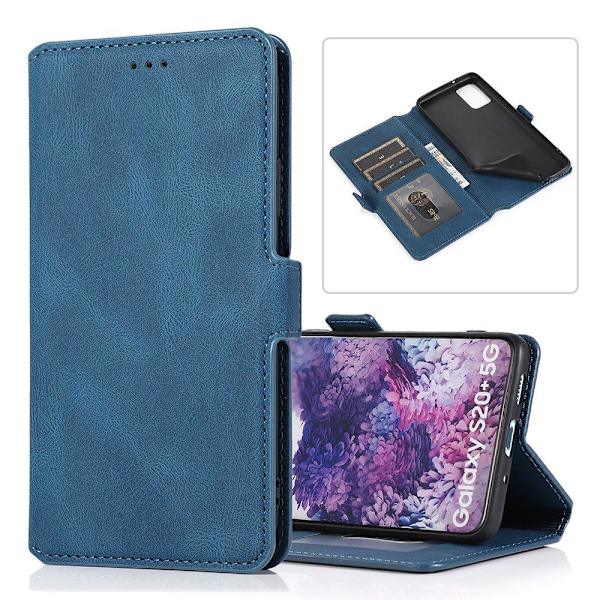Samsung Galaxy S21 Ultra - Plånboksfodral Mörkblå