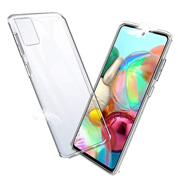 Samsung Galaxy A71 - Floveme Silikonskal Transparent