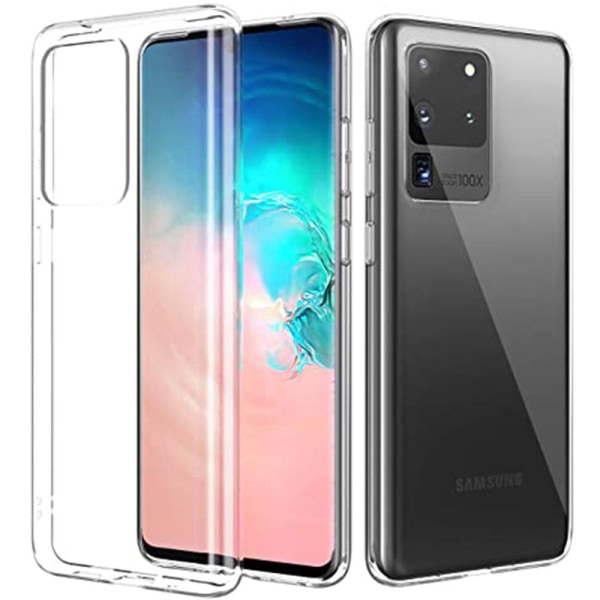 Samsung Galaxy S20 Ultra - Tunt Silikonskal Transparent Transparent/Genomskinlig