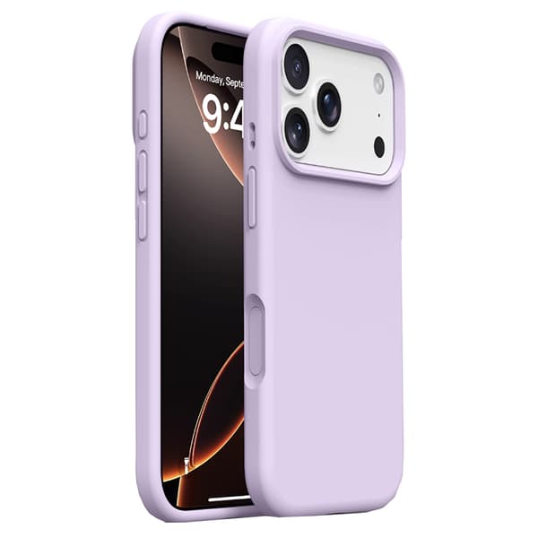 iPhone 17 Pro Max Skal Silikon  Lyxigt Skydd & Silkeslen Känsla Rosa