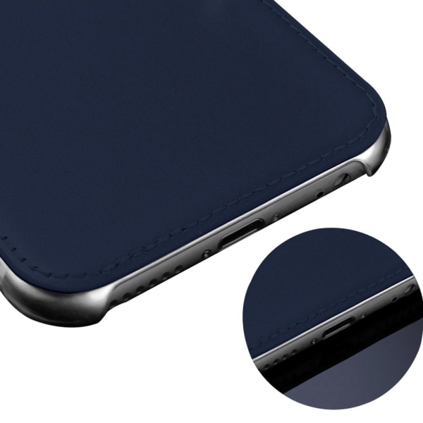 Stilrent Skal i PU-Läder från NKOBEE till iPhone 6/6S Marinblå