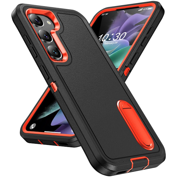 Galaxy S24 Plus - Stilrent Armor Duty Kickstand Skyddsskal Orange