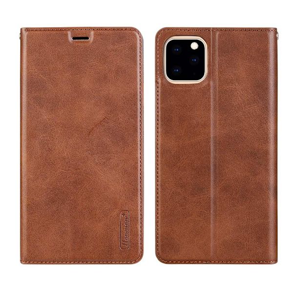 iPhone 11 Pro Max - Exklusivt Praktiskt Plånboksfodral HANMAN Svart