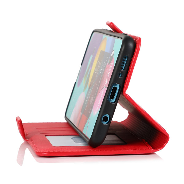 Samsung Galaxy A53 5G - Elegant Praktiskt Plånboksfodral Röd