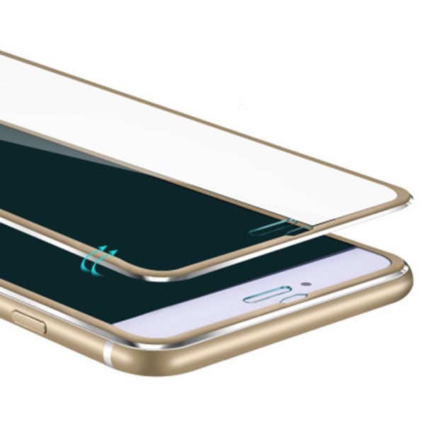 iPhone 11 Pro Max skjermbeskytter foran og bak i aluminium HD-Clear Gold Guld