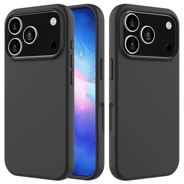 iPhone 17 Pro Max Skal Silikon  Lyxigt Skydd & Silkeslen Känsla Rosa