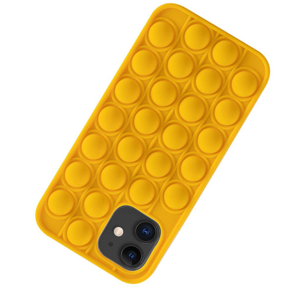 iPhone 11 - Fidget Pop It Skyddsskal i Silikon Gul
