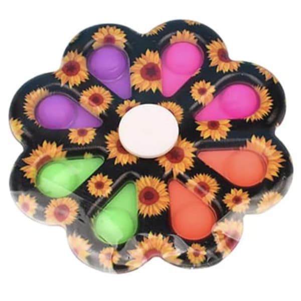 Fidget Toy Simple Dimple Pop It Krysantemum