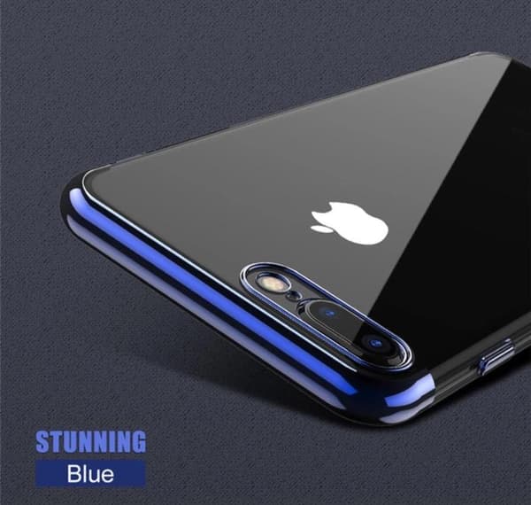 iPhone 8 PLUS - Smart Elegant Stilren Silikonskal från FLOVEM Blå