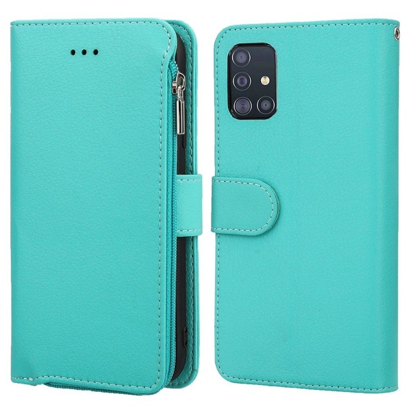 Samsung Galaxy A71 - Stilrent Plånboksfodral Grön