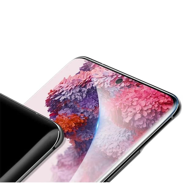 S21 Ultra Screen Protector FULL-LIM 0,3 mm HD-Clear Svart